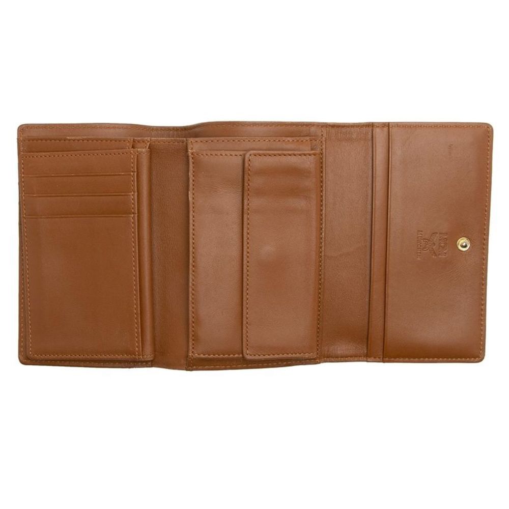 MCM Vintage Visetos Stripe Tri-Fold Wallet - Picture 4 of 14